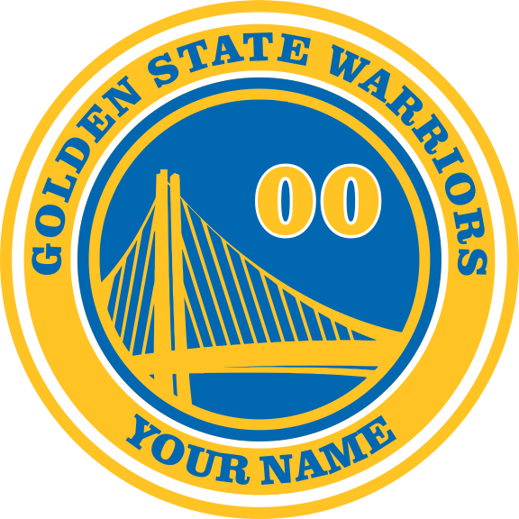 Golden State Warriors Customized Logo iron on paper